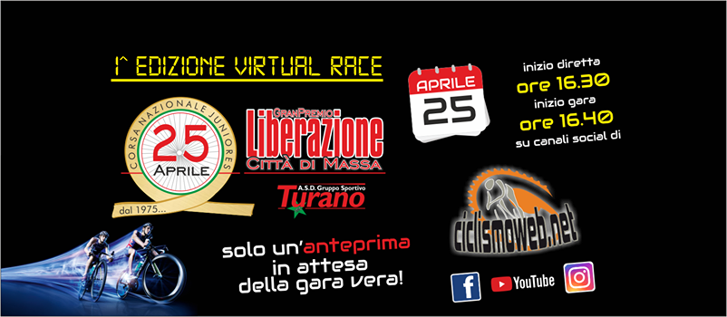 GP Liberazione Città di Massa 1^ edizione della Virtual Race!